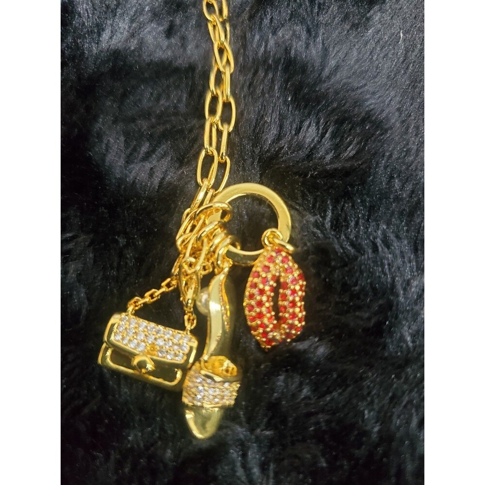 Kate Spade "Hit the Town" Necklace, Purse, Shoe, Kiss